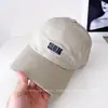Gorra de Béisbol Bordada con Letra Simple para Mujer Otoño Parte Superior Suave Sombrero de Pato Versátil Sombrero de Sol con Visera Temperamento Retro Protección Solar Sombrero de Sol Moderno