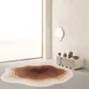 Tapete Imitação de Caxemira Irregular, Mesa de Centro para Sala de Estar, Manta para Sofá, Resistente a Manchas e Fácil de Cuidar, Tapete Pequeno Estilo Fresh Ins