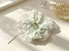 Pin para Coleta de Color Contrastante con Goma Elástica de Alta Elasticidad, Goma para el Cabello Simple Retro Francesa Negra, Suministro al por Mayor, Directo del Fabricante