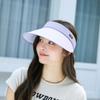 Estilo Novo Primavera e Verão Top Vazio Proteção Solar Chapéu de Sol para Mulheres Exterior Estilo Coreano Chapéu de Sol Casual Japonês Versátil Chapéu Atacado