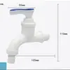 Grifo Exterior para Lugares Públicos, Grifo de Lavadora de Plástico para Exteriores, Grifo Doméstico de 1/2 Pulgada y 3/4 de Pulgada, Modelo de Ingeniería