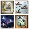 Decoración de ambiente festivo de Halloween pegatinas para ventana interior película transparente electrostática de PVC película de privacidad pegatinas para ventana al por mayor