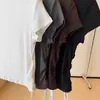 Camiseta Slim Fit com Cintura Franzida para um Visual que Valoriza, Confortável e Elástica, Nova para Primavera e Verão S0321Y