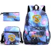 Harry potter harry potter Mochila con Estampado Mochila Escolar para Estudiante Bolso de Hombro Pequeño Estuche para Lápices Set de Tres Piezas