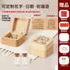 Caja de Colección de Recuerdos de Lanugo de Bebé y Cordón Umbilical Fabricación Conmemoración de los Cien Días y Luna Llena del Recién Nacido Botella de Conservación de Lanugo y Dientes de Bebé