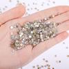 Cristal Caliente de Venta Transfronteriza Fondo Plano Diamante Guomao A Diamante diyAB Color Redondo Pedrería Accesorios de Joyería para Uñas