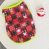 Roupas para animais de estimação cachorro gato colete de Natal cachorro pequeno médio urso de pelúcia boneco de neve de Natal alce suprimentos decoração