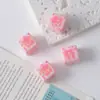 Cubo da Sorte em Acrílico Contas com Furo Vertical Impressas Acessórios DIY Corrente para Celular Corrente para Bolsa de Carro Materiais para Joias Contas Soltas