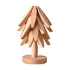 Tapete Aislante de Calor, Mantel Individual con Forma de Árbol, Tapete para Tazón, Posavasos, Mantel Individual Creativo para el Hogar Anti-Escaldaduras, Posavasos de Madera Maciza, Decoración de Escritorio Linda