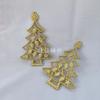 Árbol de Navidad con purpurina de colores, colgante para escritorio, adorno decorativo, pequeño árbol de Navidad de 16/20 cm