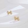 Aretes Casuales Nicho Elegantes de Alta Gama Aguja de Plata S925 Zircón para Mujer Exquisitos Aretes de Perlas Clips para Orejas Sin Perforar