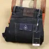 Otoño e Invierno Nuevos Pantalones Casuales para Hombre de Algodón Mezclado Rectos Azul Oscuro Combinables de Cintura Media Gruesos de Alta Gama
