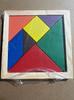 Rompecabezas Tangram Magnético para Niños y Estudiantes de Primaria, Rompecabezas Colorido de Primer Grado, Juguete de Madera, Rompecabezas de Educación Temprana para Jardín de Infantes