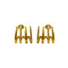 Joyería de Moda de Invierno Pendientes de Diamante de Acero Inoxidable Pendientes Elegantes de Gama Alta Estilo Coreano Joyería Nueva Personalizada para Mujer
