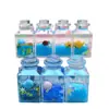 Bolsa de la suerte acrílica concha de cáñamo de flujo de aceite hecha a mano casera caparazón vacío transparente botella de perfume de aceite de arena movediza botella de gota de agua de amor