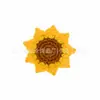 Girassóis Crochê Artesanais Acabados, Buquês Realistas de Girassol Tricotados, Flores de Lã DIY Atacado, Flores de Crochê
