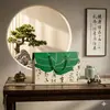 Almohada Cervical de Artemisa Pura para el Hogar, Almohada Triangular de Soporte para el Cuello, Almohada de Moxibustión de Satén de Seda, Juego en Caja de Regalo, Regalo de Artemisa de Mitad de Otoño al por Mayor