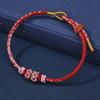 Pulseira Flor de Pessegueiro Iridescente de Oito Fios Pulseira Trançada Feita à Mão Espiral Atacado Estilo Antigo Produtos Semi-Acabados Tendência Nacional Joias de Mão