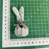 Acessórios de broche de animais de desenho animado estilo japonês com enchimento de algodão, peças decorativas pequenas fofas, materiais semiacabados para artesanato de bordado DIY