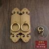 Tirador antiguo chino de cobre puro, tirador recto para puerta de gabinete, tirador de cobre Luca-making Treasure, herrajes para muebles, accesorios de cobre