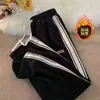 Colección Otoño/Invierno 2026 Transfronteriza: Pantalones deportivos largos de peso pesado con forro de polar para hombre, pantalones casuales de pana, corte holgado, estilo de pierna recta