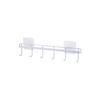 Gancho Adhesivo de Cocina de Seis Ganchos sin Taladro, Estante de Ganchos Adhesivos de Hierro para Utensilios de Cocina, Gancho Adhesivo sin Rastro para Montar en Pared para Almacenamiento