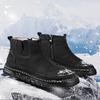 Otoño e Invierno 2024 Nuevo TikTok Venta en Vivo Suela de Goma Bota Martin de Caña Alta Herramienta Casual para Exteriores Cubrepiés para Hombre