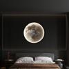 Lâmpada de parede nórdica da lua luz da lua criativa Net vermelho ins menina luz noturna simples estudo quarto cabeceira lâmpada de parede