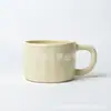 *Nuevo 0048* 9.5*6.7cm 330ml *Taza Martillada*Taza de Forma Especial*Taza de Café con Patrón de Ola*Cerámica
