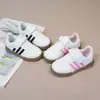 Tênis Esportivo Infantil Estilo Coreano 2026 Nova Chegada Primavera Estilo Coreano Meninas Versátil Tênis de Treino Alemão Meninos Senso de Design Sapatos Brancos