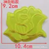 Tamanho pequeno, médio e grande autoadesivo bordado de flor de rosa adesivo de tecido patch branco patch decorativo para roupas flor de tecido acessórios de vestuário