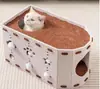 Ninho de Gato Transfronteiriço Quatro Estações Universal Segurança Paraíso dos Gatos Ninho de Dormir para Gatos Casa que Gatos Não Amassam Casa para Gato Xiao Mao