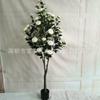 Comércio Exterior Bonsai de Camélia Artificial Plantas de Camélia Artificiais em Vaso Plantas Verdes Artificiais Flores Falsas Roseira Atacado