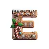 Explosiones Transfronterizas Navidad Árbol de Navidad 26 Decoraciones de Letras de Jengibre Colgante Pequeño de Letra Colgante