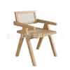 Sofá de cabina personalizado para casa de té comercial, cafetería, restaurante occidental, hot pot, restaurante de comida japonesa, mesa y sillas de mimbre tejido de madera maciza montadas en la pared