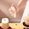 Batidor de leche eléctrico pequeño para venta al por mayor, batidor de leche para café con leche, espumador de leche con soporte, batidor de huevos eléctrico a batería para el hogar