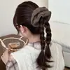Diadema de Lana Tejida para Otoño e Invierno para Mujer 2025 Nuevo Estilo Coleta Sin Dañar el Cabello Flor Diadema Elegante Accesorios para el Cabello