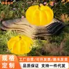Jardín Paisajista Villa Farola Terraza Linterna de Calabaza Portátil Lámpara de Césped LED Solar Iluminación Exterior Estilo Europeo