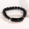 Pulsera de Piedra Natural Amazon Explosions Ojo de Tigre Obsidiana Verde Dongling Pulsera Puente para Ancianos Regalos de Vacaciones