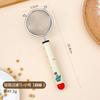 Cuchara Filtro Dopamina 304 Oreja Única Doble Oreja Colador Filtro para Leche de Soya Jugo Colador de Cocina Horneado Azúcar Glas Harina