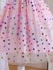 Vestido Infantil de Comércio Exterior, Verão Infantil Manga Curta 2026 Novo Estiloso Vestido Tutu de Princesa com Estampa de Unicórnio