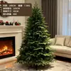 Decoración Navideña Simulada Mezclada PE Flocado Árbol de Navidad Escaparate Grande Escena de Ambiente Arreglo Accesorios Adornos