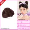 Peruca com Orelhas de Gato, Prendedor de Cabelo para Coque, Presilha de Garra para Menina Fofa, Modelador de Coque Preguiçoso Realista, Acessório de Cabelo Fofo com Orelhas de Gato