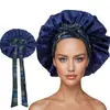Nova Touca de Dormir com Estampa de Fita, Gravata Borboleta, Chapéu Turbante da Amazon, Venda Direta do Fabricante, Touca de Cetim para Cuidados com o Cabelo