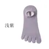 Novedad Primavera/Verano Calcetines de Cinco Dedos para Mujer Estilo Japonés Color Sólido Malla Delgados Cortos de Cinco Dedos para Mujer Invisibles Transpirables Calcetines de Dedos Divididos