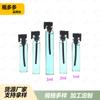 Frasco de tubo de ensayo de vidrio transparente para regalo, muestra pequeña, botella 1.5ml2ml, subenvasado de fragancia, tarjeta vacía, botella de perfume 3ml