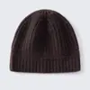 Gorro de Punto 100% Cachemir Puro para Mujer Otoño Invierno Versátil Cálido Protección para Orejas Gorro de Lana Hace que la Cara se Vea Más Pequeña Cubre Toda la Cabeza Gorro para el Frío