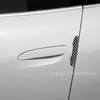 Adecuado para 19-22 Porsche Taycan Interior de Coche Modificado Fibra de Carbono Tira Anticolisión de Puerta Pegatinas Decorativas
