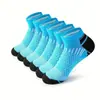 Meias Esportivas Masculinas Meias de Basquete Corrida Absorção de Choque Respiráveis Absorção de Suor Resistentes ao Desgaste Antiderrapantes Fitness ao Ar Livre Meias de Cano Curto Masculinas