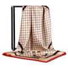 Cachecol de seda Gaohe 90cm * 90cm lenço quadrado europeu e americano com estampa de leopardo, grande lenço quadrado, lenço de seda, lenço de seda artificial para mulheres